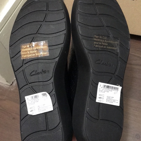 New Clarks black leather oxfords for woman - Picture 6 of 8